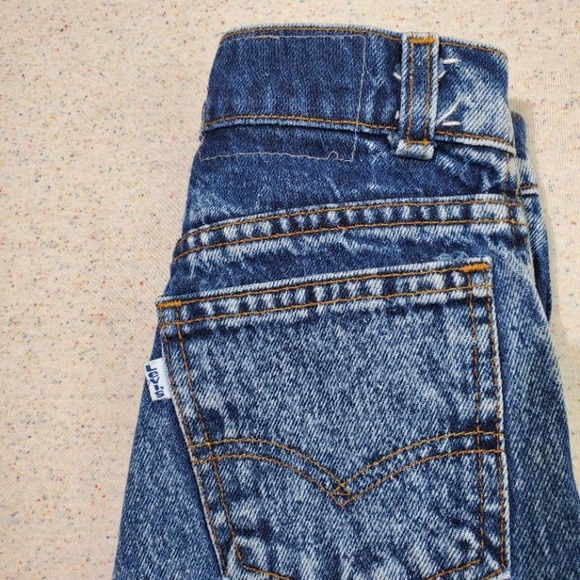 Vintage Levi's Acid Wash Tapered Leg Jeans kids 10 SLIM - Picture 2 of 10